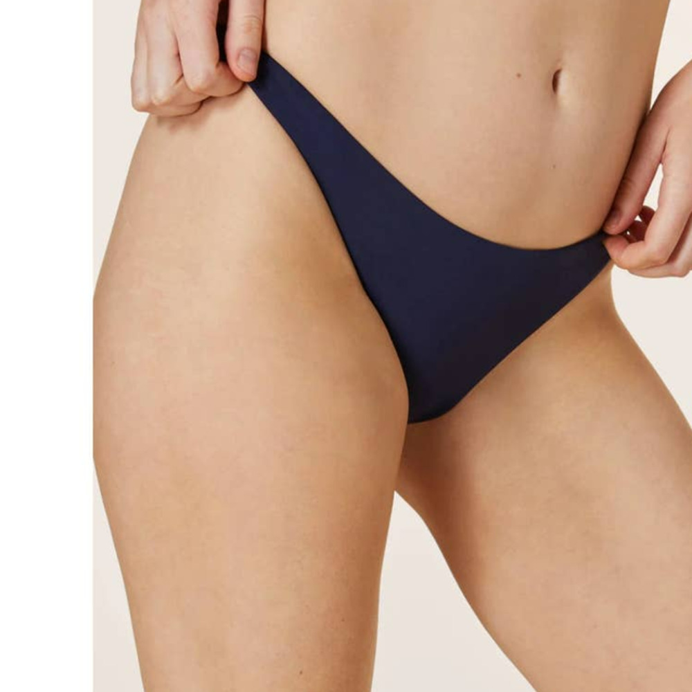 Andie Swim The Cheeky Bottom in Navy Blue Size XXL NWT